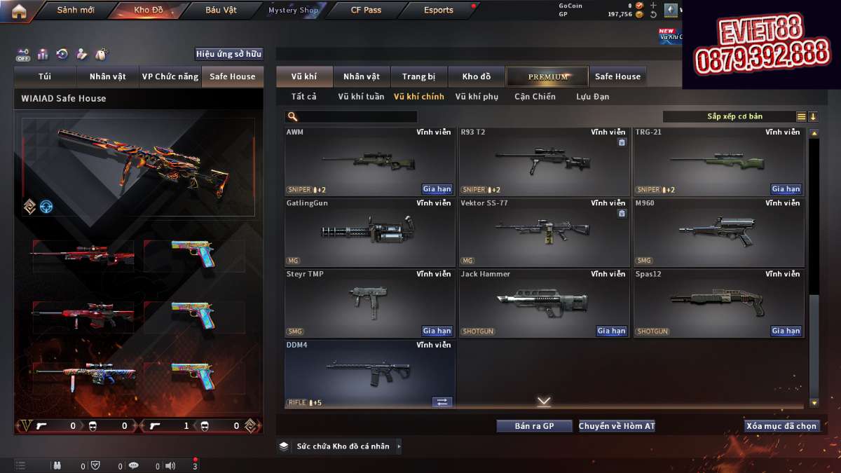 shop acc cf uy tin gia re